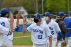 Baseball vs CGA  Wheaton College Baseball vs Coast Guard Academy during game two of the NEWMAC semi-finals playoffs. - (Photo by Keith Nordstrom) : Wheaton, baseball, NEWMAC